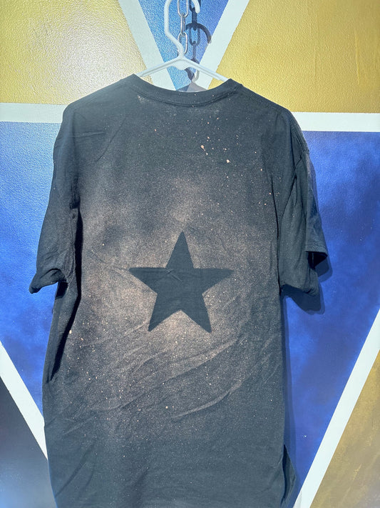 Bleach Distressed “Don’t Tread On Me” Texas Graphic Tee – XL – Gildan Heavy Cotton
