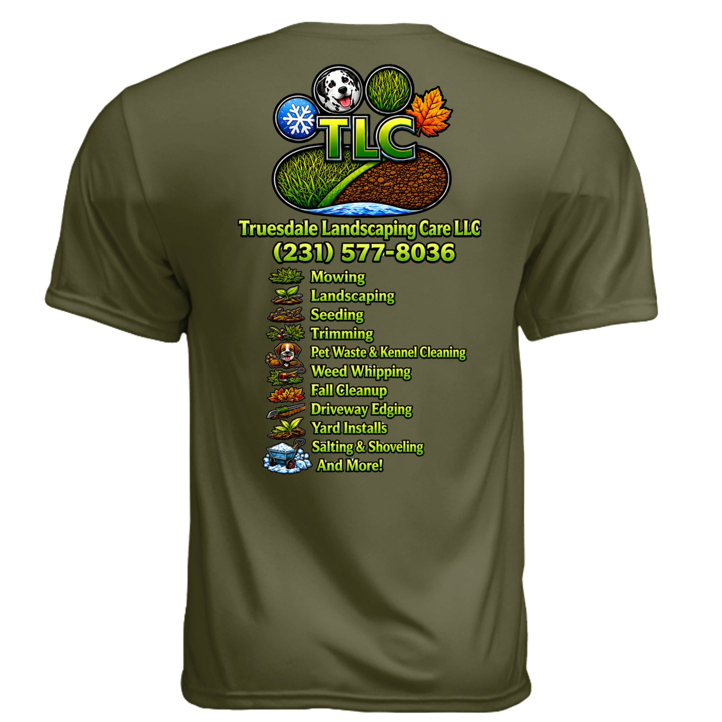 MILITARY GREEN - N3142 - BACK
