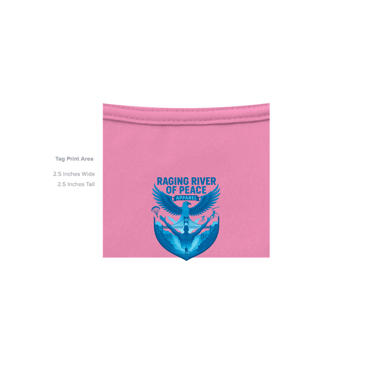 Body Solutions by Veronica Tee in Azalea — inside label view