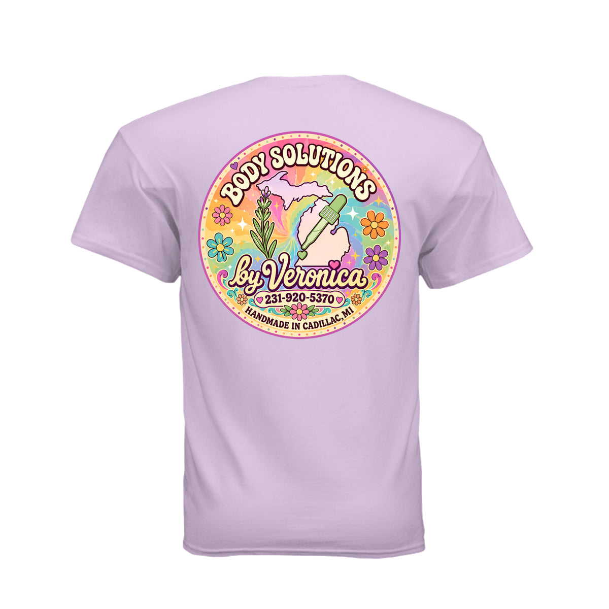 Body Solutions by Veronica Tee in Orchid — back view