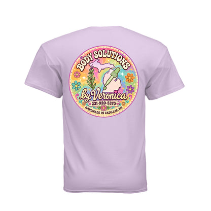 Body Solutions by Veronica Tee in Orchid — back view